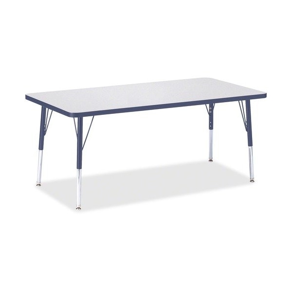 Jonti-Craft TABLE, RECTANGLE, 30X60, GY/NY JNT6408JCE112 - main
